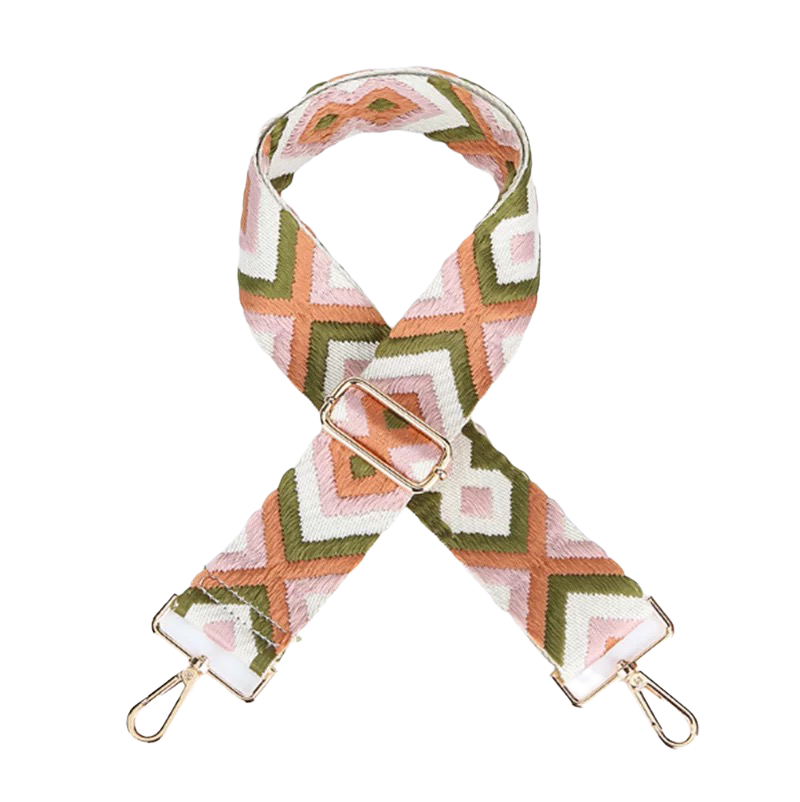 Desert Boho Bag Strap - Gold Hardware