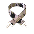 Rose Gold Camo Bag Strap - Gold Hardware