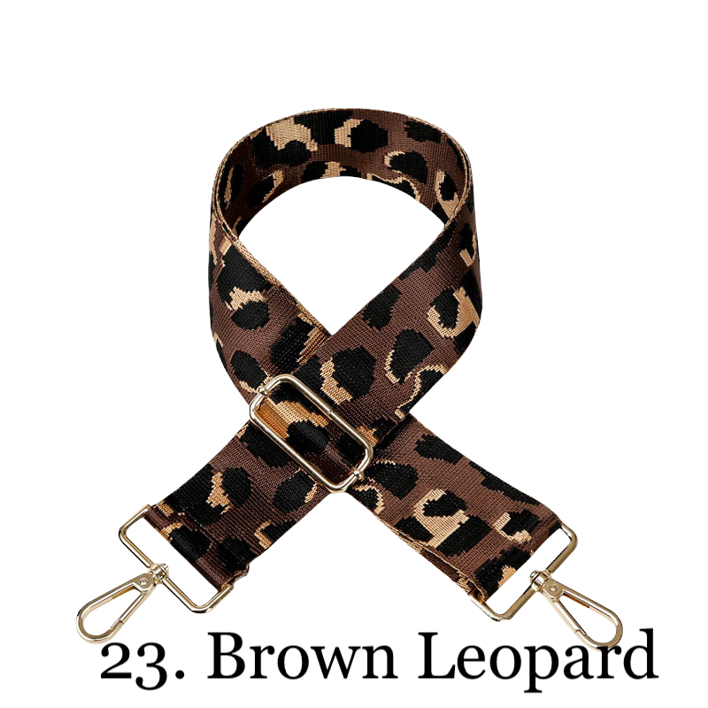 The Nora | Clear with Black Trim Stadium Courier- Pick Your Strap