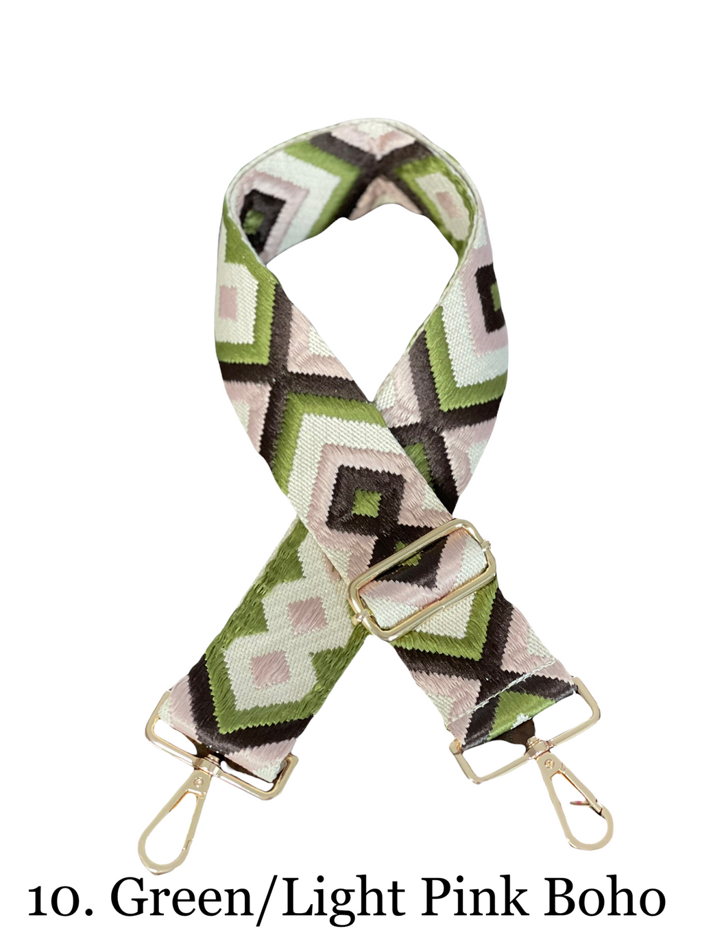 The Nora | Clear with Black Trim Stadium Courier- Pick Your Strap