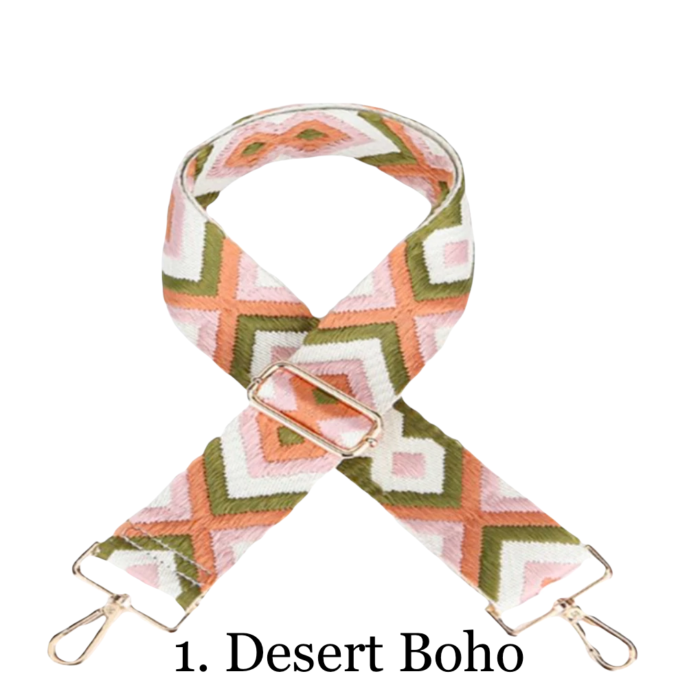 The James | Clear with Black Trim Sling Bag - Pick Your Strap