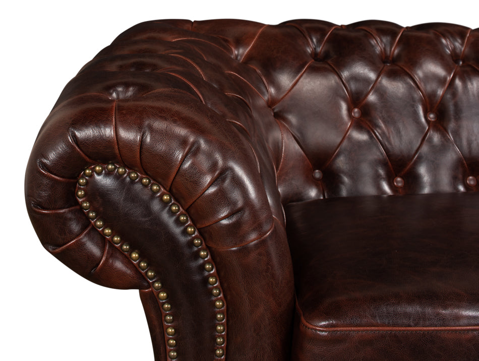 Piccadilly Sofa, Club Leather | By Sarried