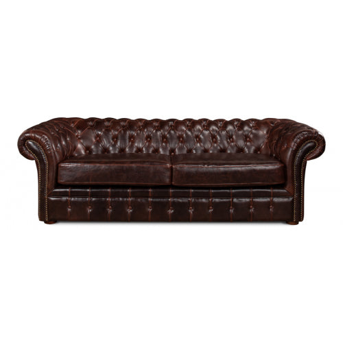 Piccadilly Sofa, Club Leather | By Sarried