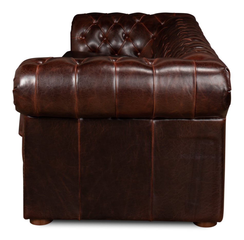 Piccadilly Sofa, Club Leather | By Sarried