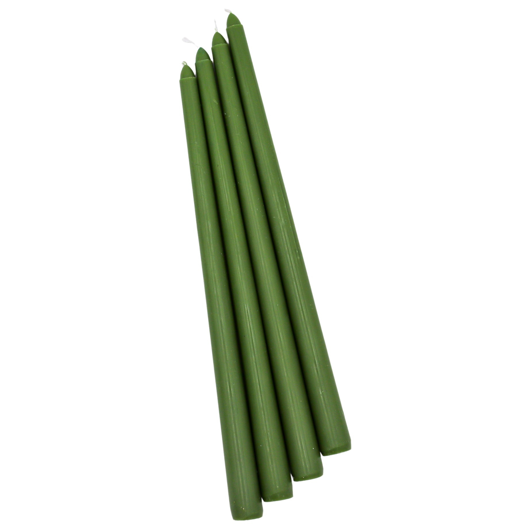 Extra Tall Pine Green Taper Candle, 1 Case of 50 Candles (4 in each pack)