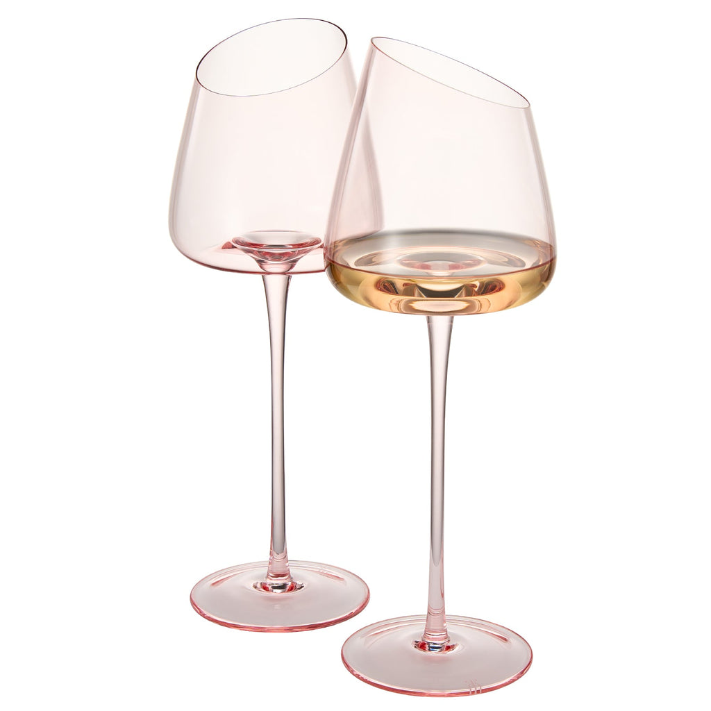 Colosseum Stemmed Wine Glassware, Set of 2