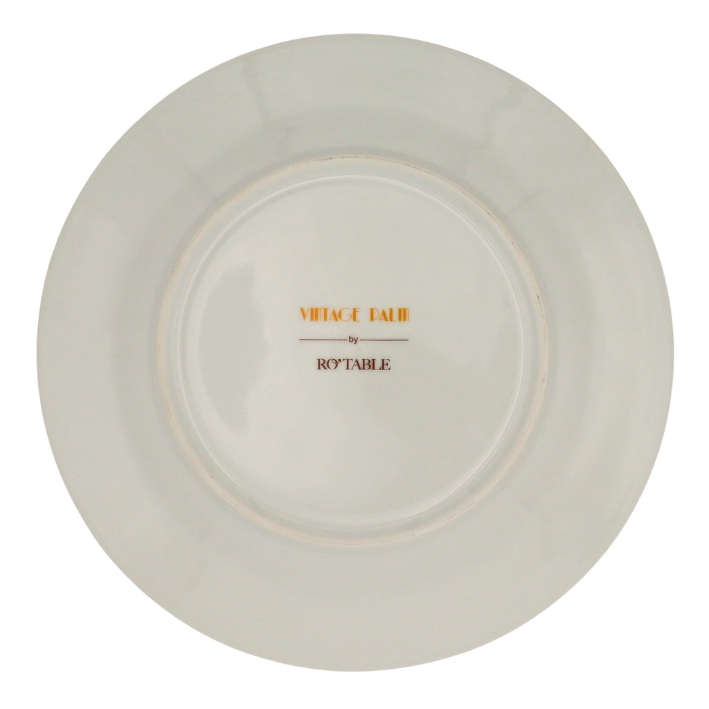 Pistachio & Lychee Palm Soup Bowl - Set of 4