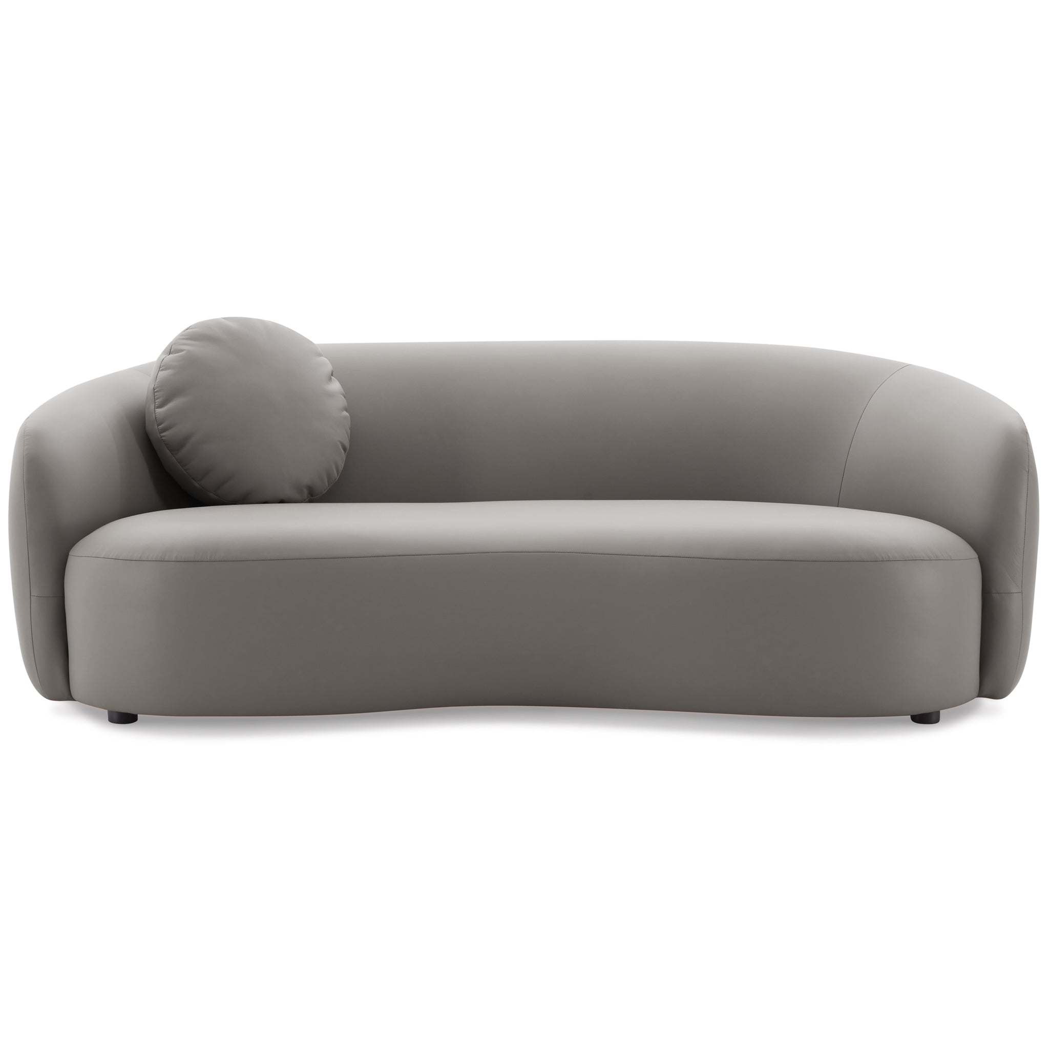 Porter Grey PU Leather Sofa – Designer Sofa – Curated by SHOPLOBBIE | 