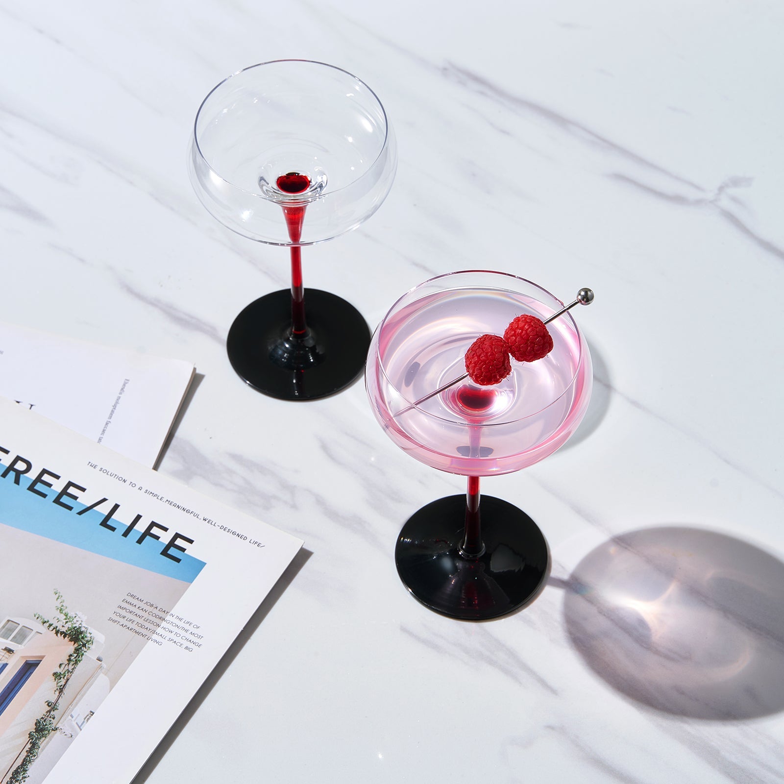 Venice Champagne Coupe, Cocktail Glassware, Set of 2