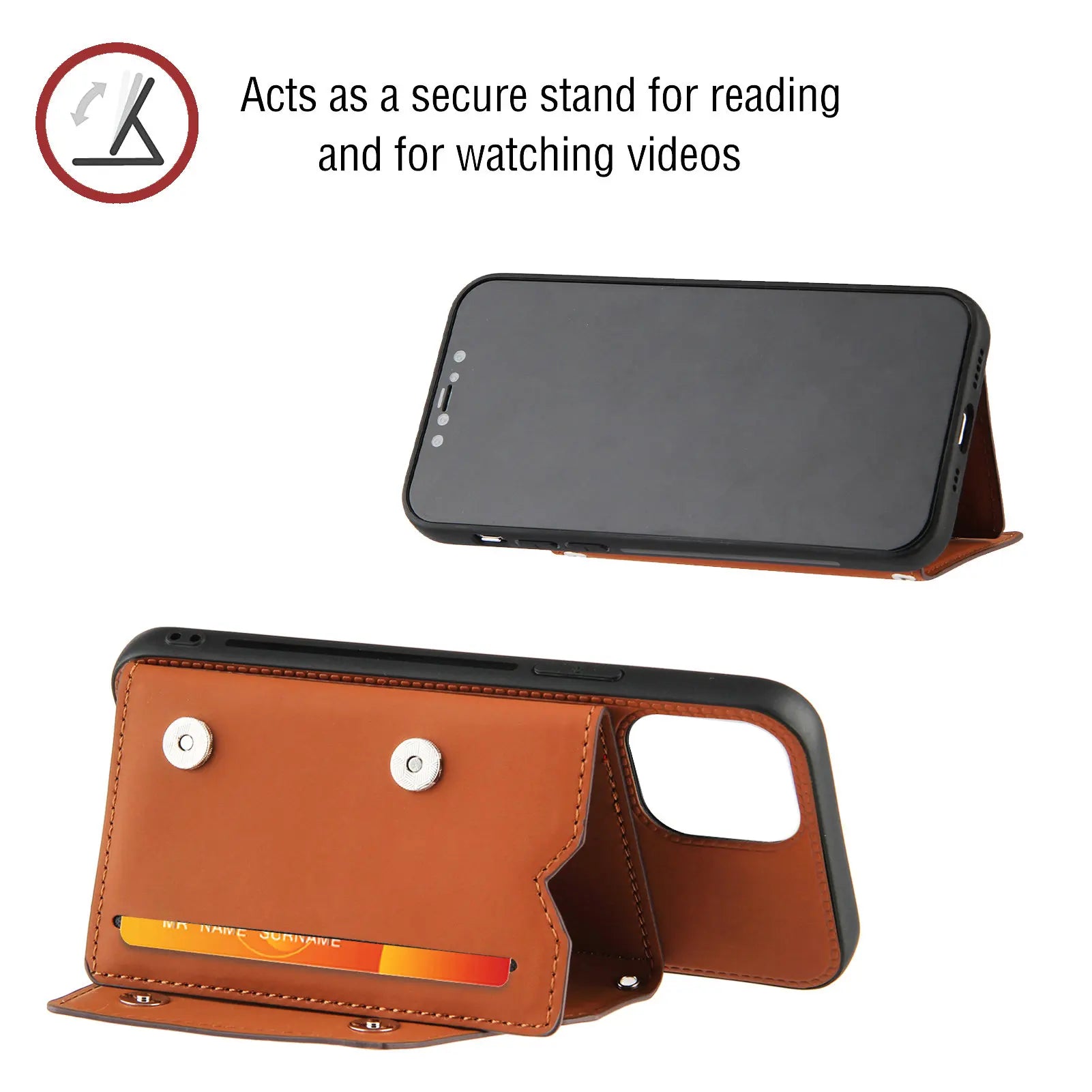 Lanyard Leather Phone Case for iPhone 13 12 11 Pro Max XS MAX XR X 7 8 Plus with Card Slot and Wallet Cover
