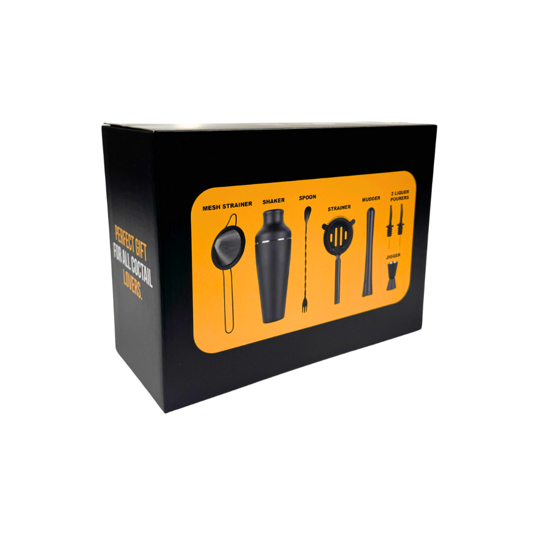 8-Piece Cocktail Shaker Set with Stand