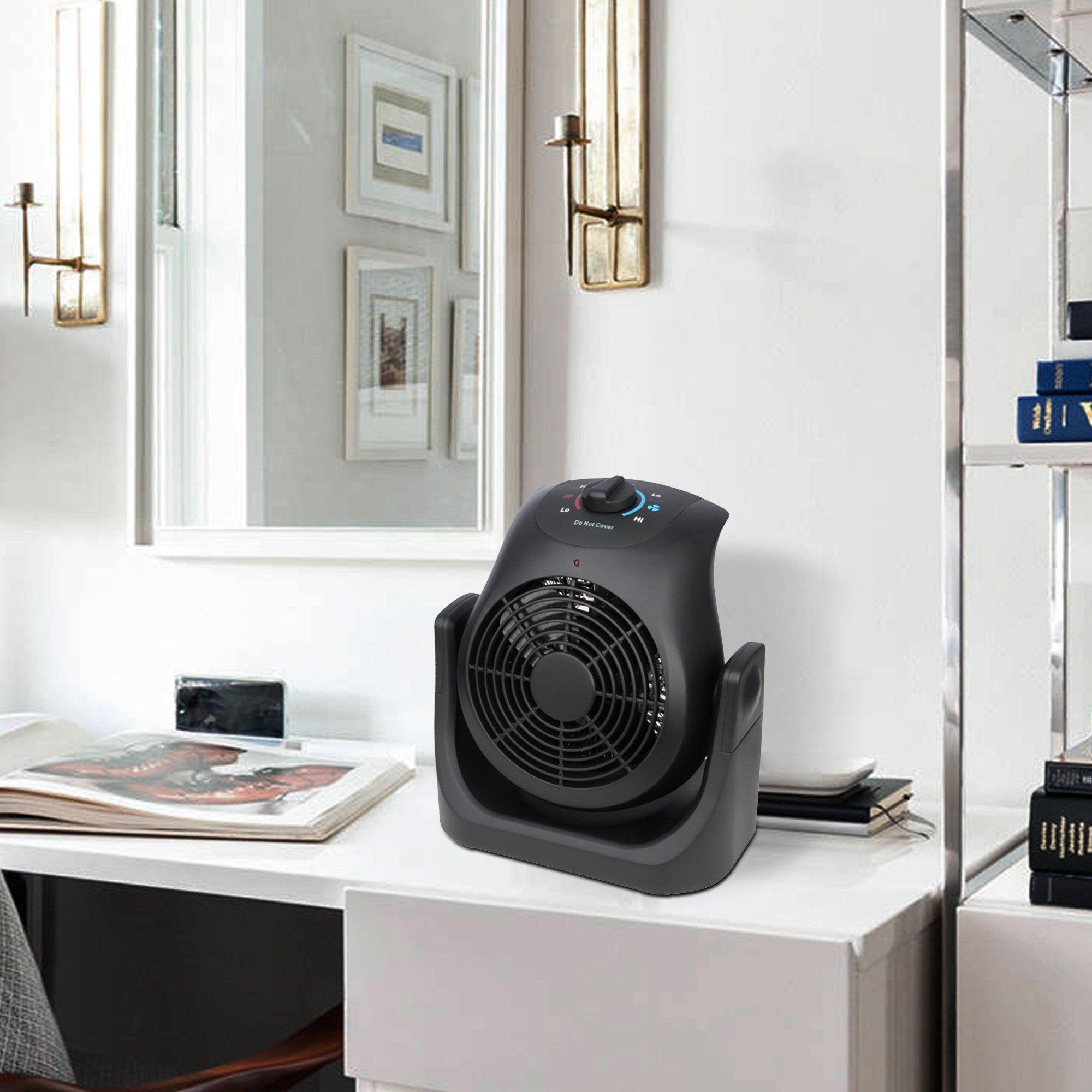 1500-Watt Portable Indoor Full Season Unit Electric Dual Comfort Heater Fan 2 in 1, Energy Efficient