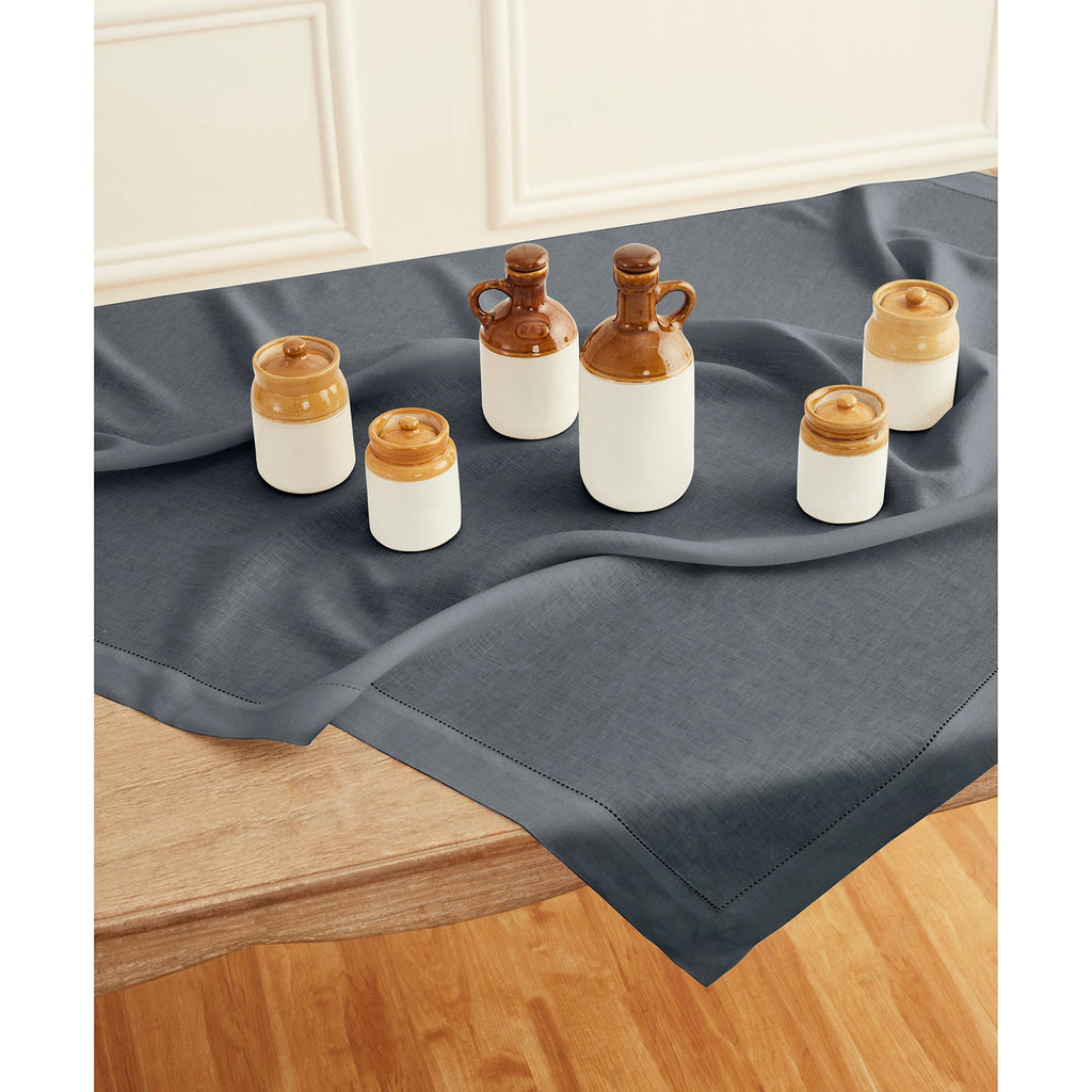 Classic Hemstitch Table Throw