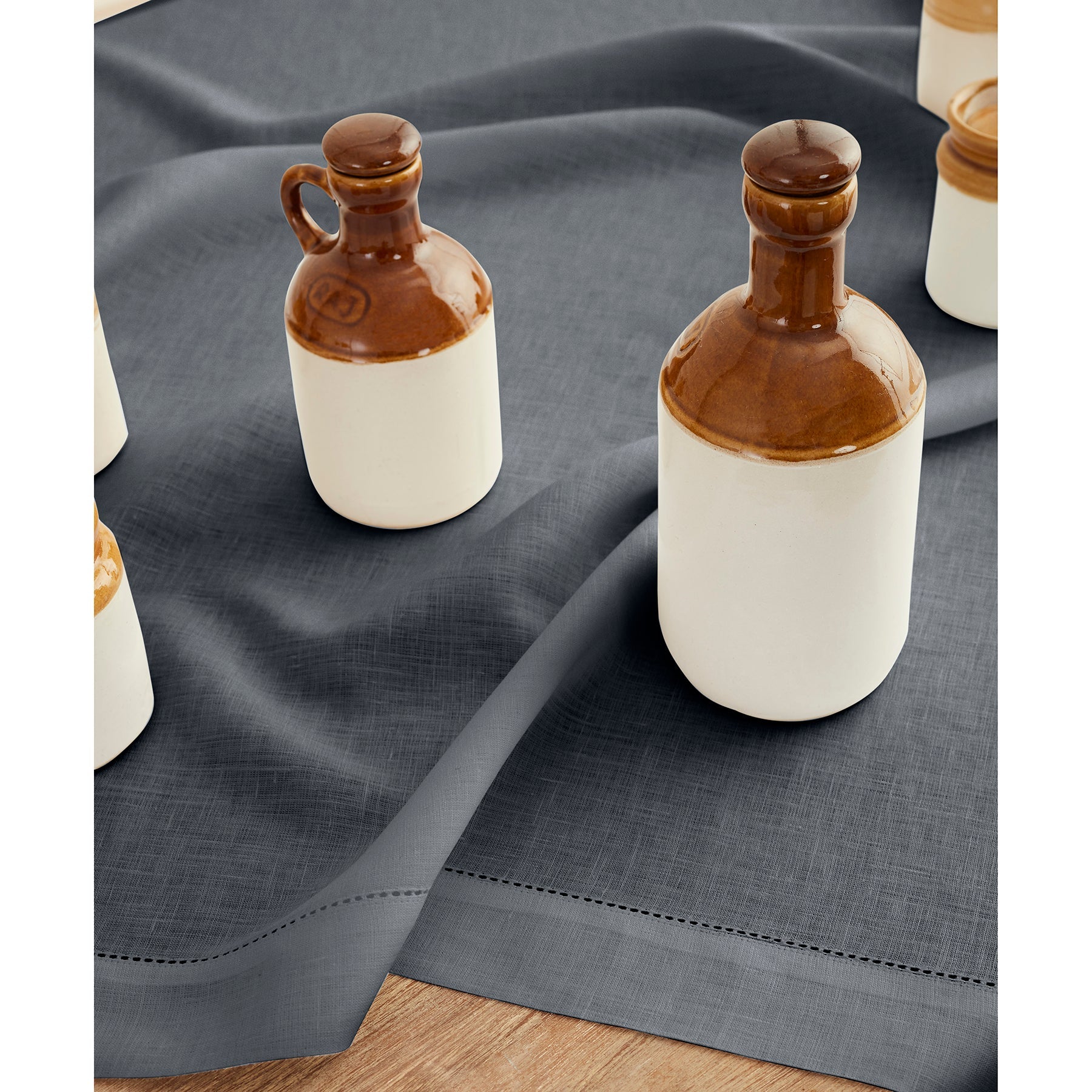 Classic Hemstitch Table Throw