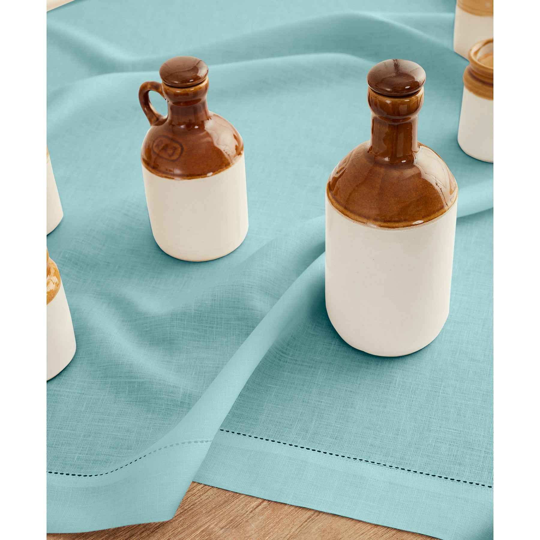 Classic Hemstitch Table Throw