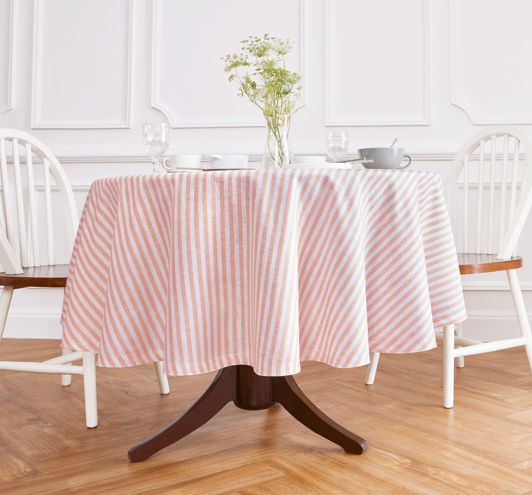 Amalfi Stripe Round Tablecloth