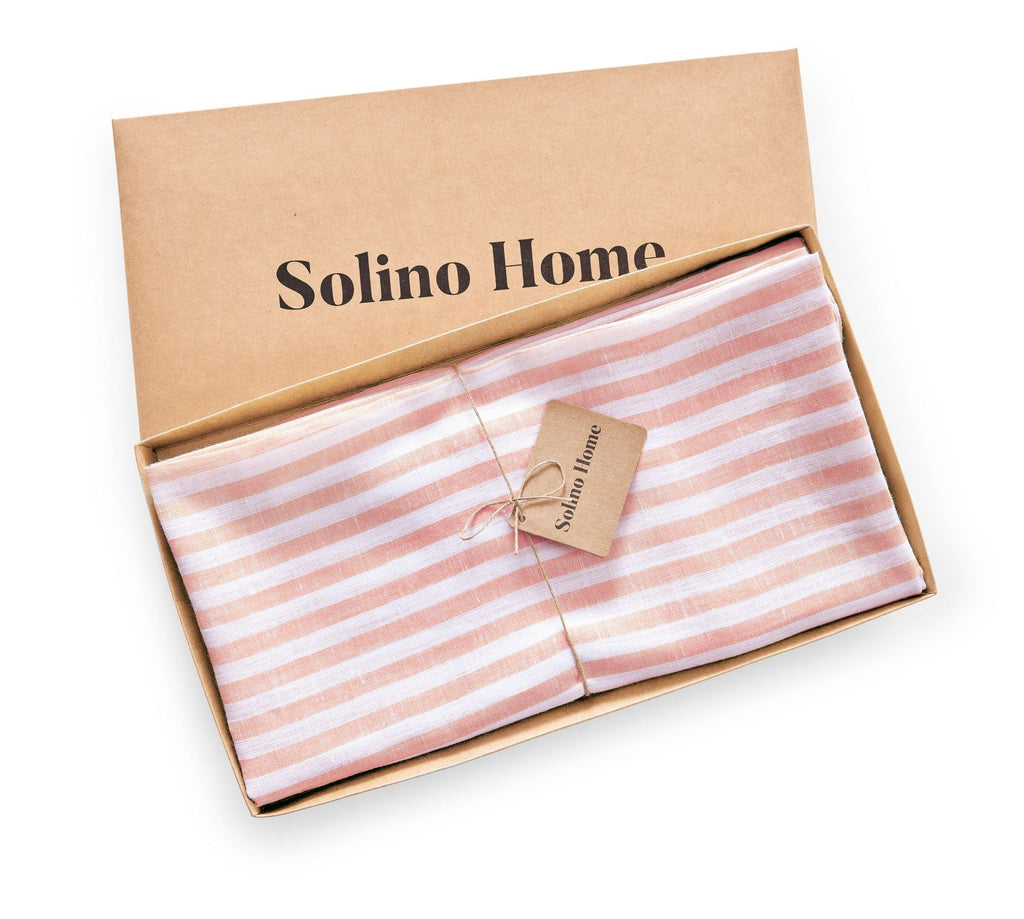 Amalfi Stripe Round Tablecloth