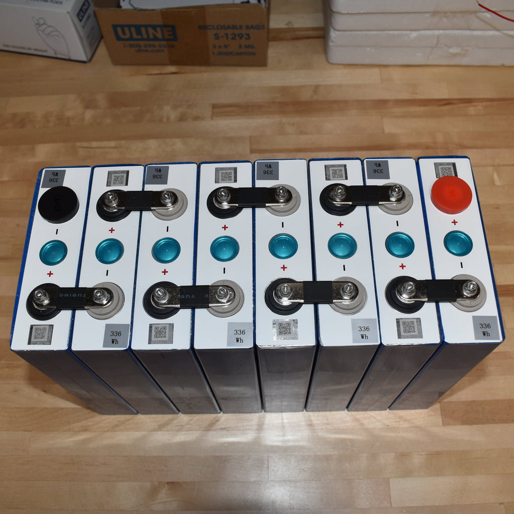 3.2V 105Ah EVE LiFePO4 LFP battery cells - 336Wh, 10+ year life @80% DOD