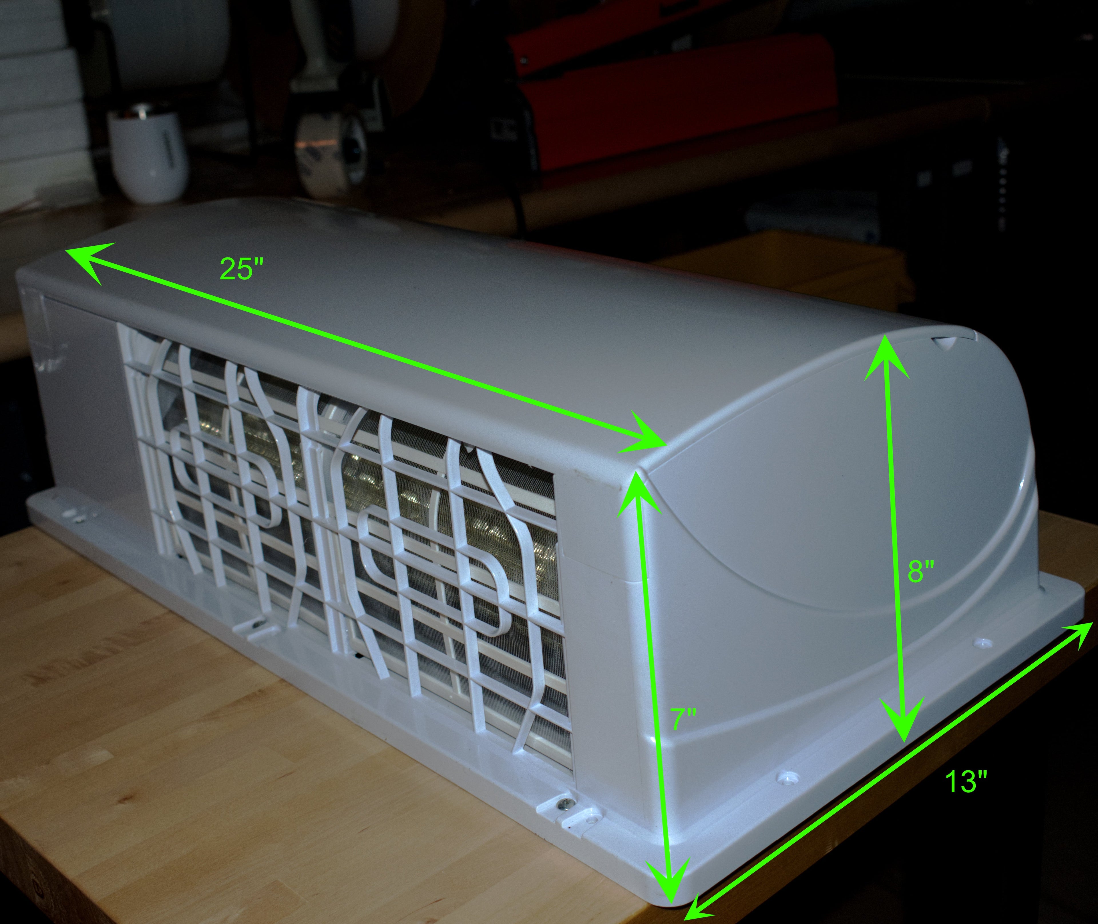 7000 BTU/h Compact Pure DC Mini Split Heat Pump w/ bracket