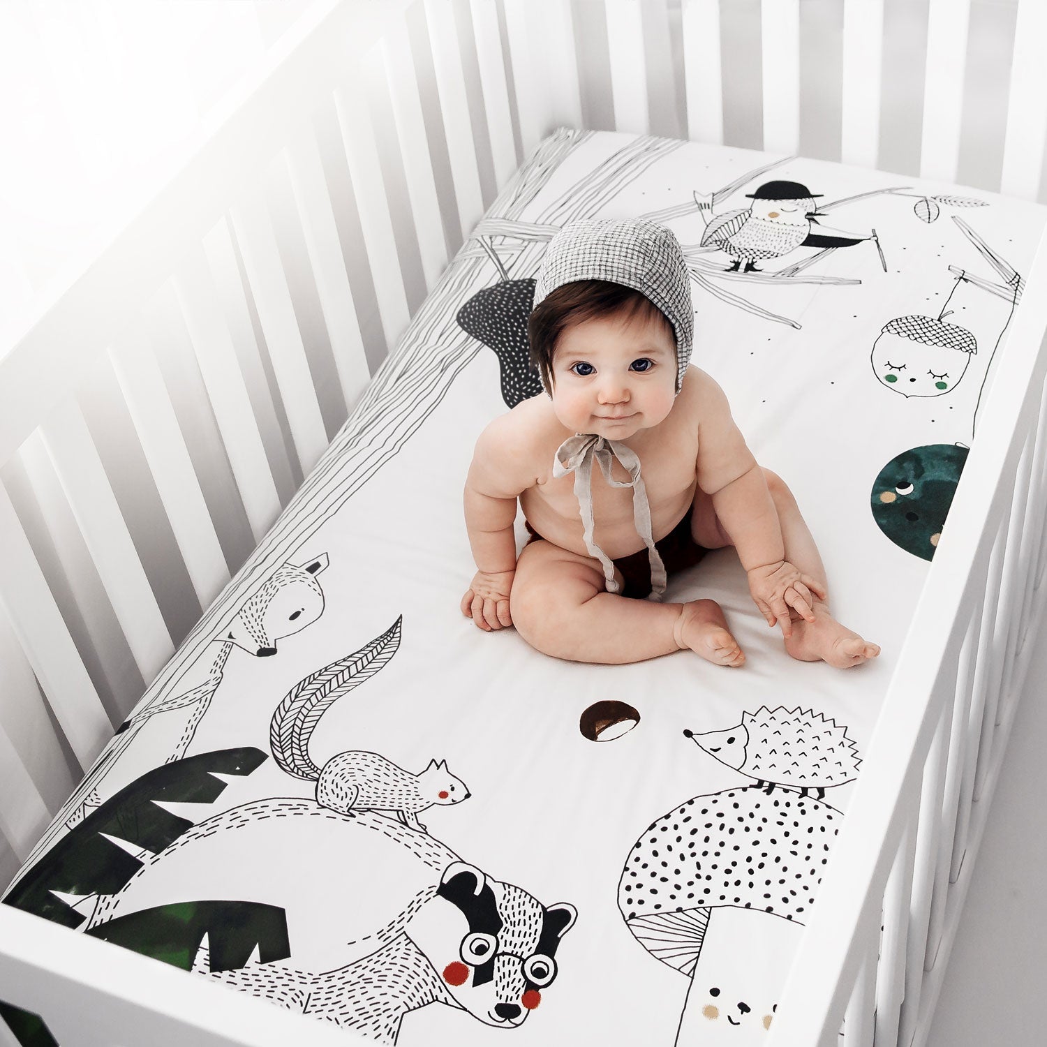 Woodland Dreams 60x120cm Cot Sheet