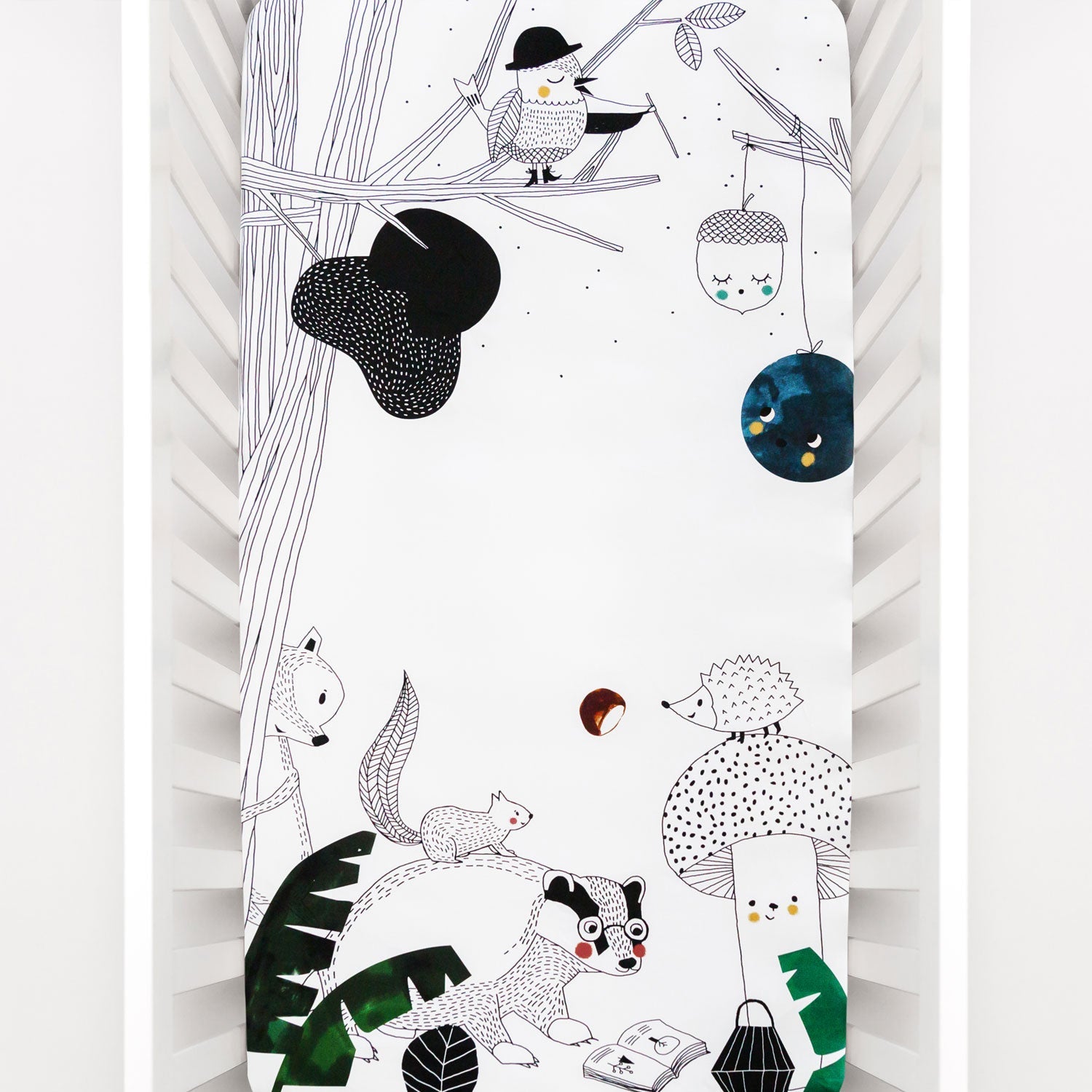 Woodland Dreams 60x120cm Cot Sheet