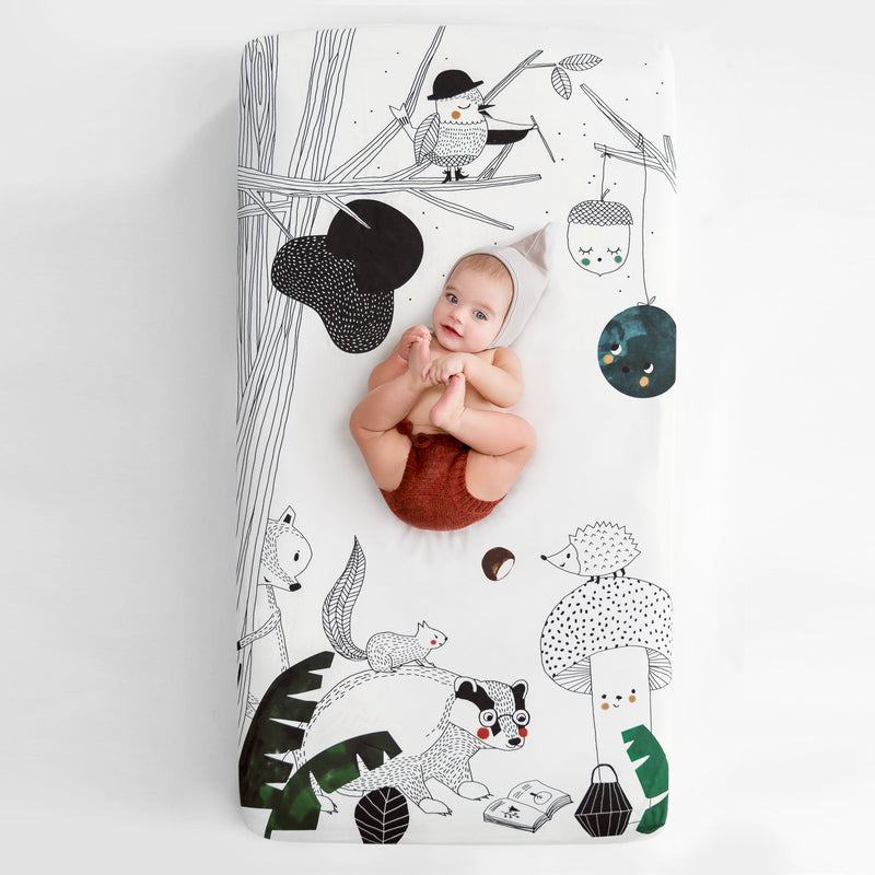 Woodland Dreams 60x120cm Cot Sheet