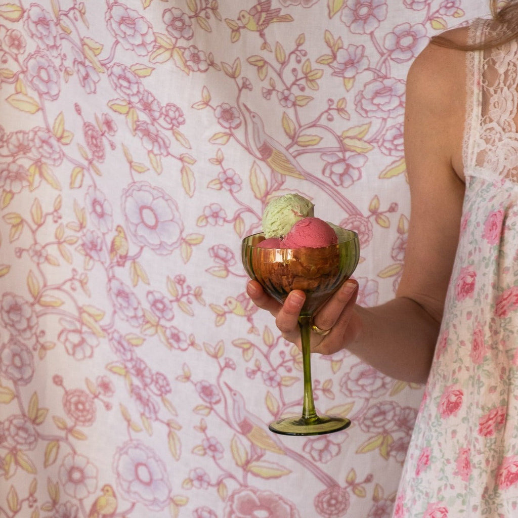 Sage Ribbed Coupe - Set of 4