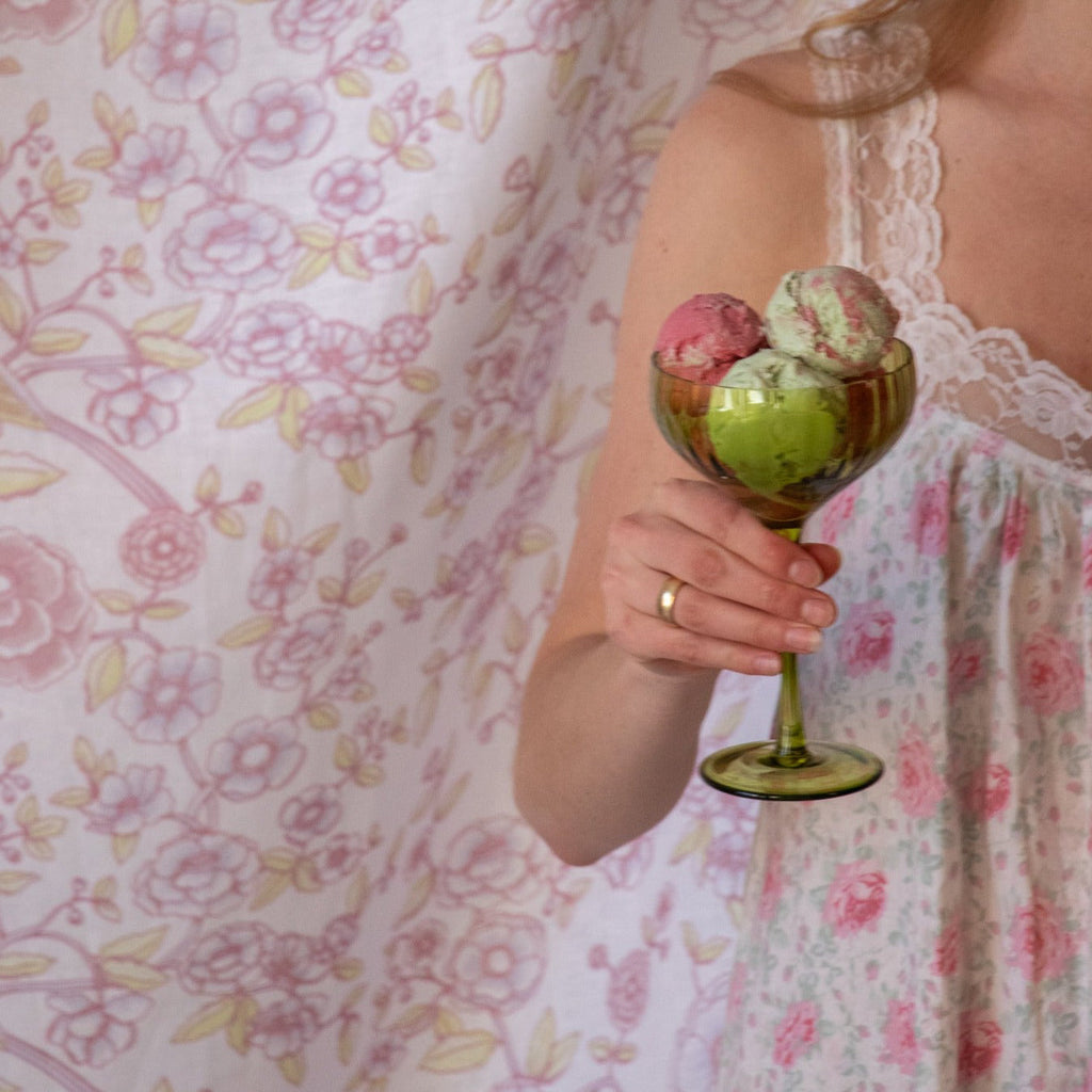 Sage Ribbed Coupe - Set of 4