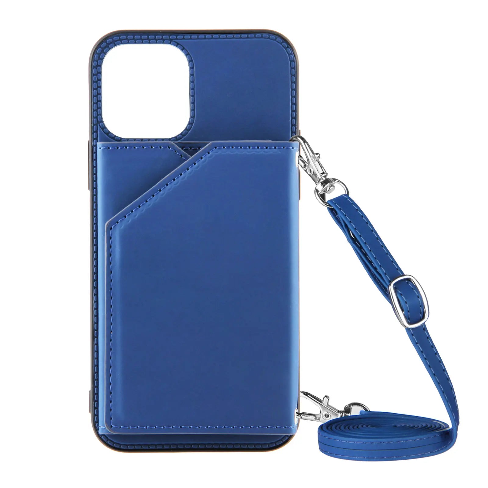 Lanyard Leather Phone Case for iPhone 13 12 11 Pro Max XS MAX XR X 7 8 Plus with Card Slot and Wallet Cover