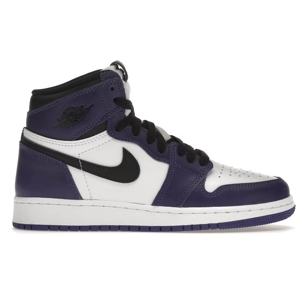 Air Jordan Retro 1 High "Court Purple" White (GS)