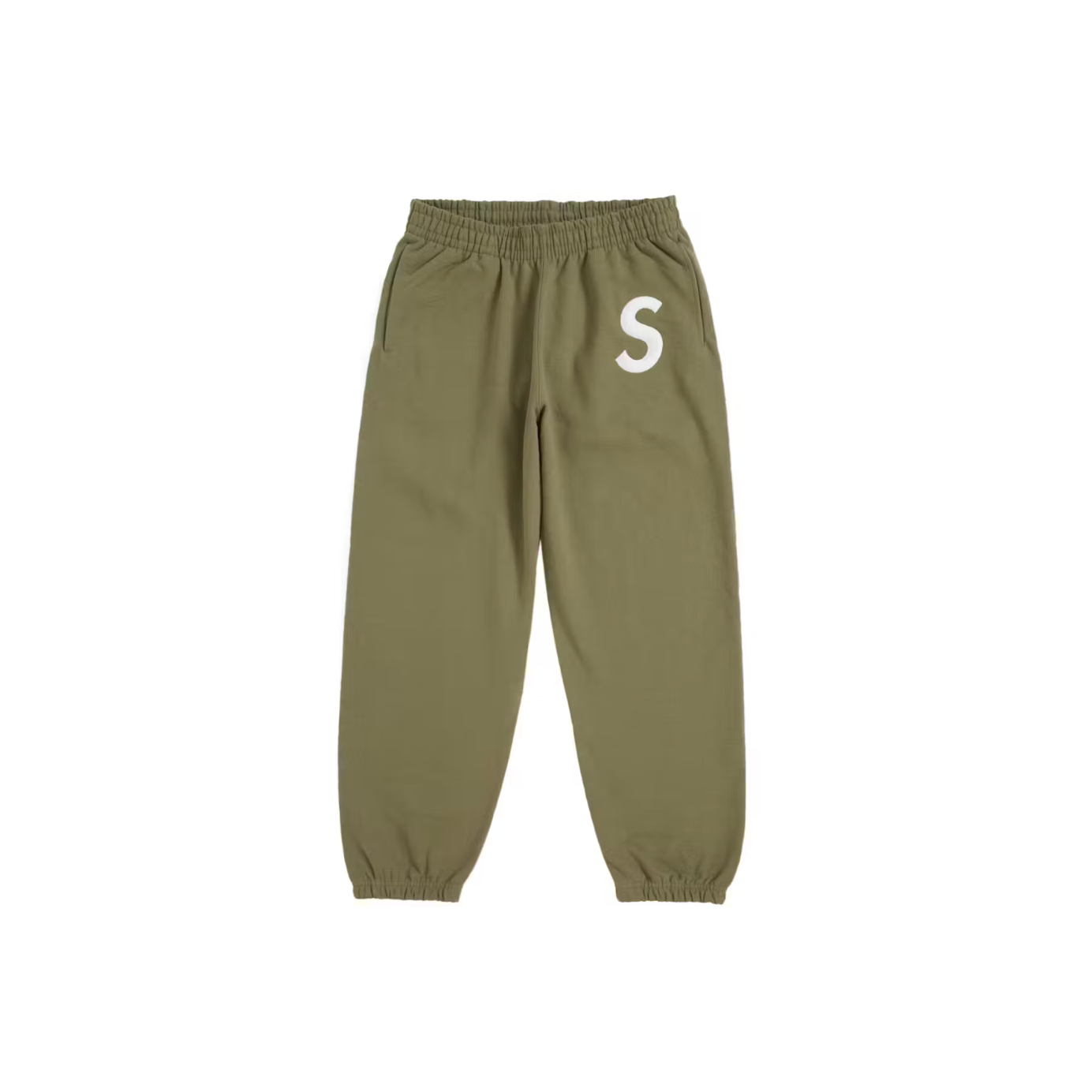 Supreme S Logo Sweatpant (FW24) (Light Olive)