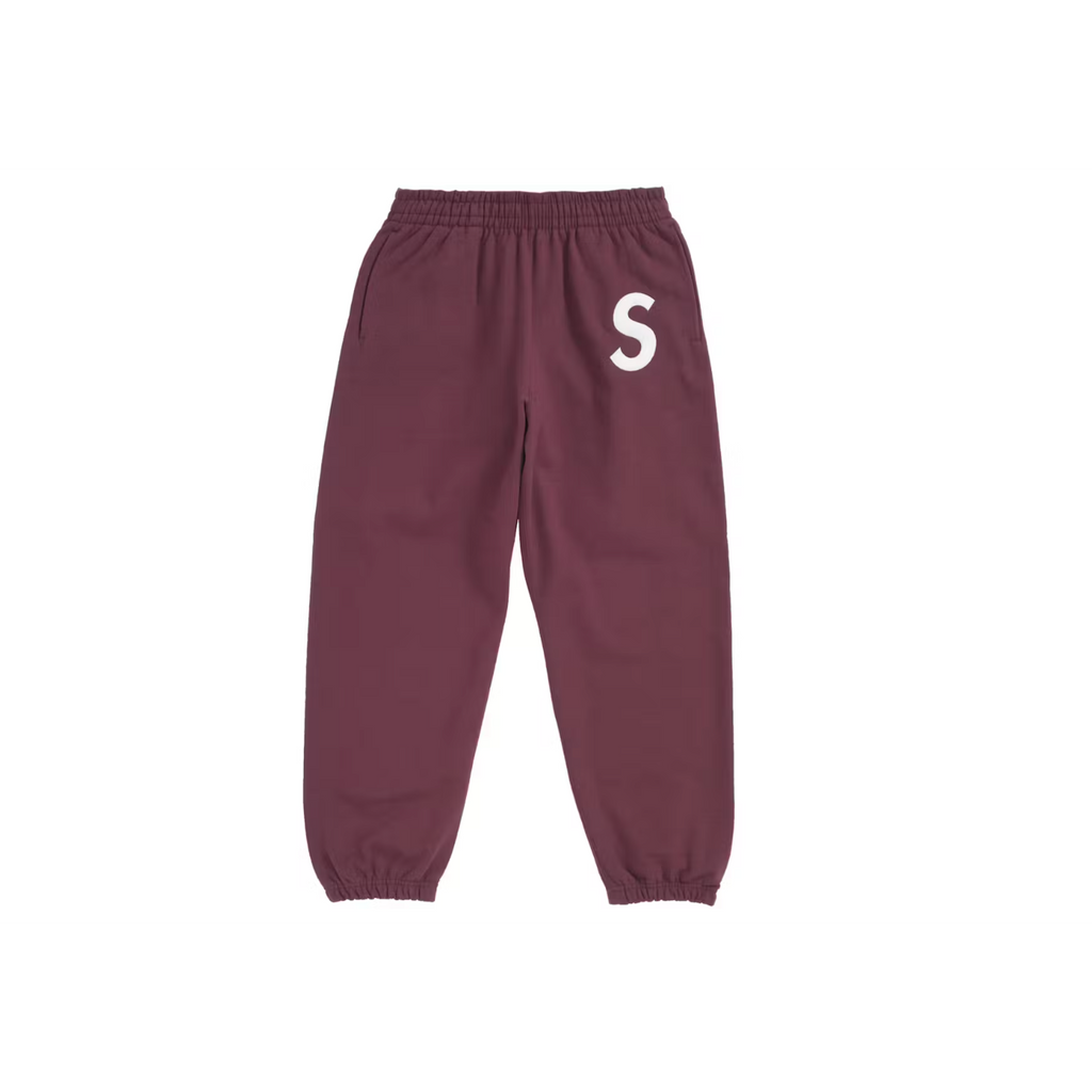 Supreme S Logo Sweatpant (FW24) (Maroon)