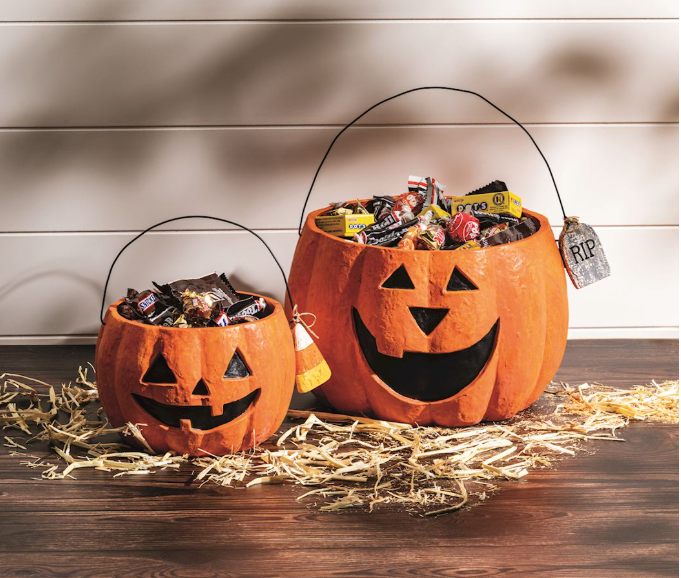 JACK-O-LANTERN TREAT BUCKET SET