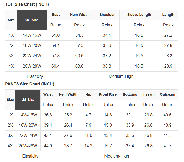 Plus Size Solid Raw Seam Top and Drawstring Pants Set