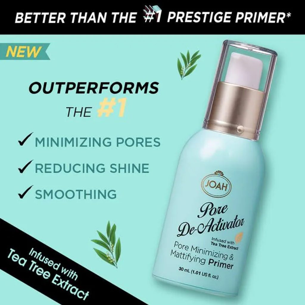 JOAH Beauty Pore De-Activator Pore minimizing & Mattifying Primer 