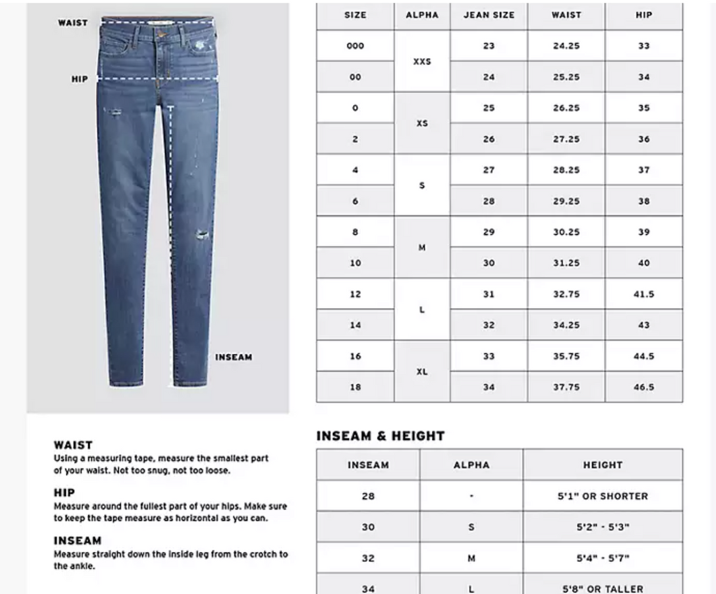Women's Levi's 311 Shaping Skinny