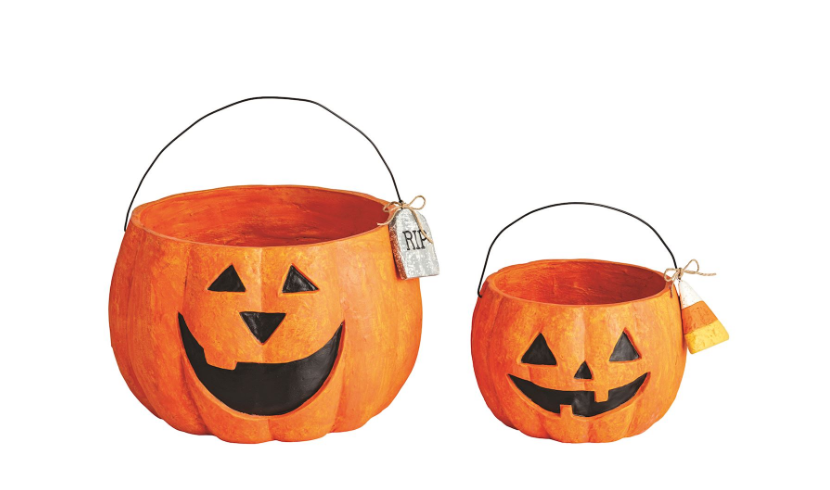 JACK-O-LANTERN TREAT BUCKET SET