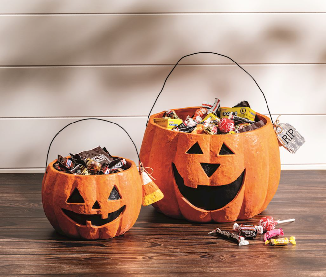 JACK-O-LANTERN TREAT BUCKET SET