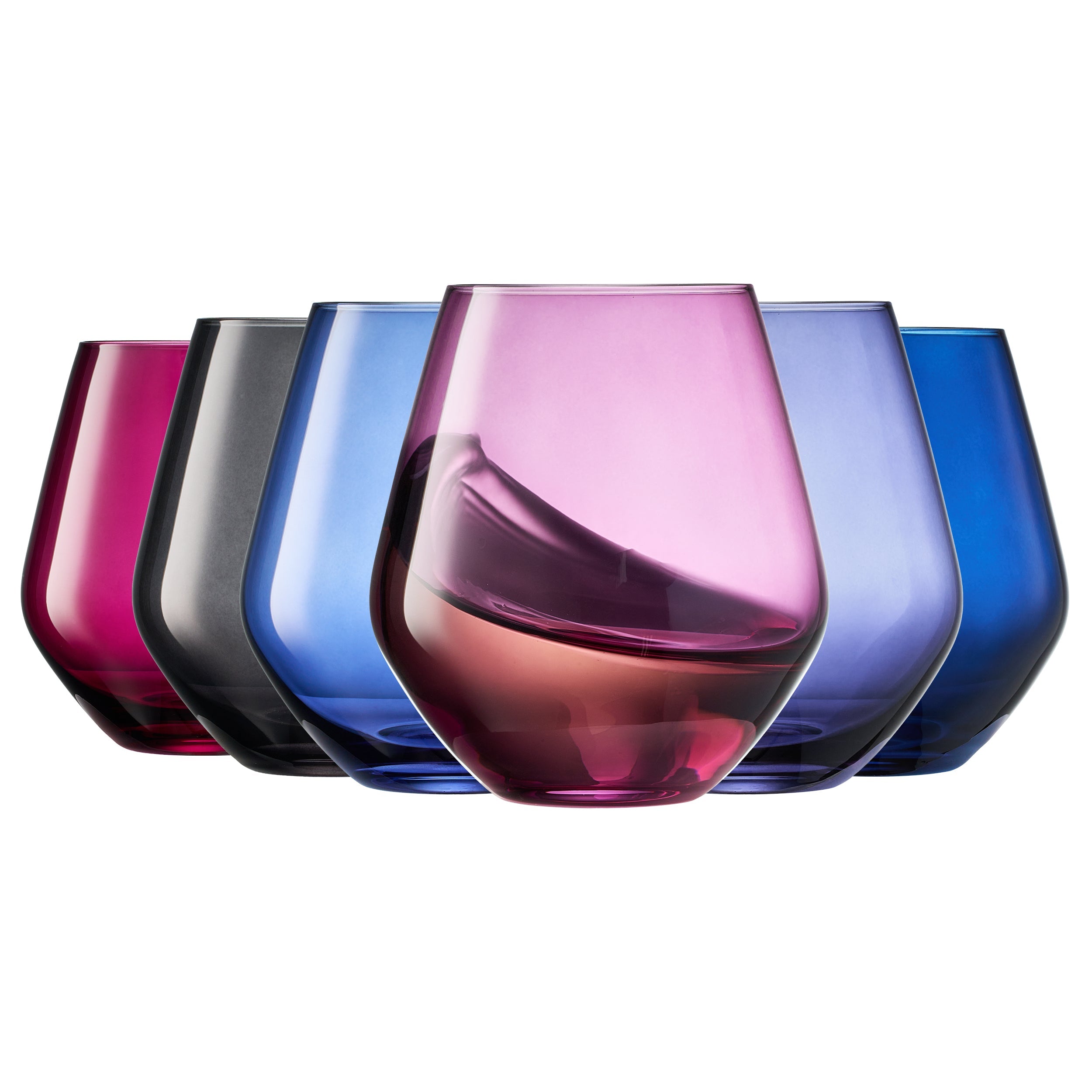 Fortuna Stemmed Wine Glassware, Set of 6