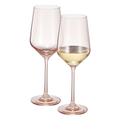 Tonal Stemmed Wine Glassware, Tan, Set of 2