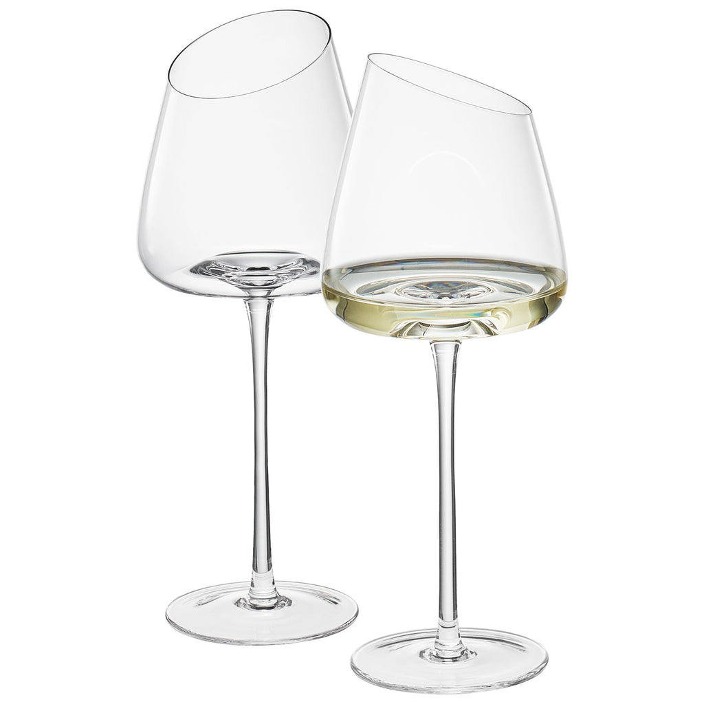 Colosseum Stemmed Wine Glassware, Set of 2