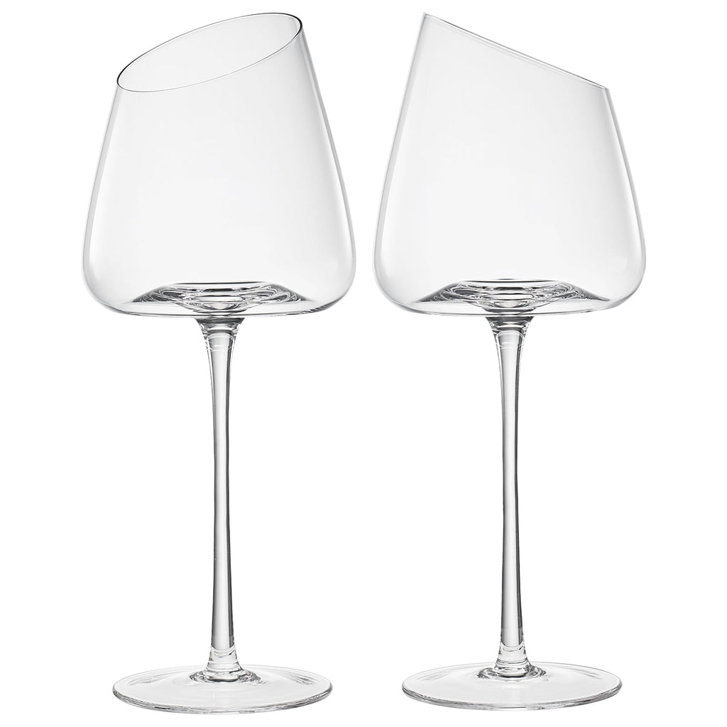 Colosseum Stemmed Wine Glassware, Set of 2
