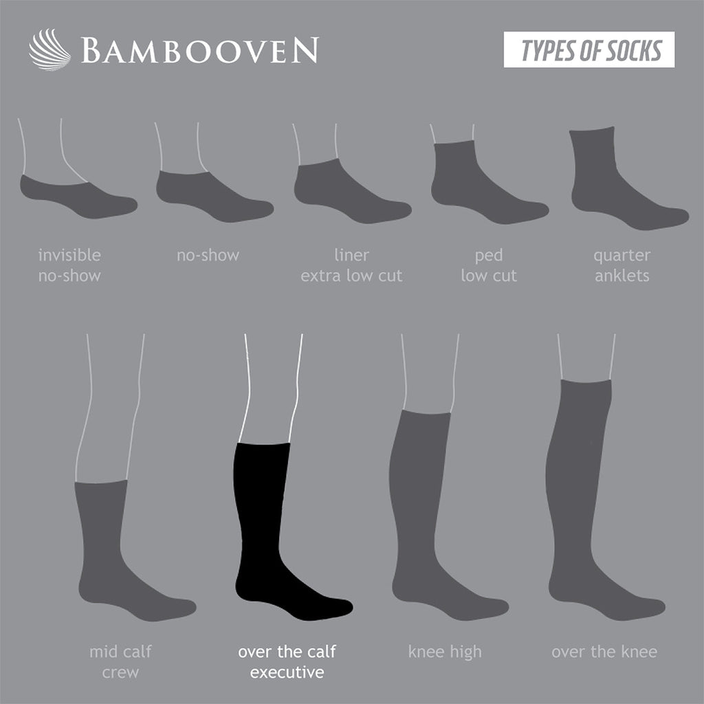 Men’s Bamboo Dress & Trouser Socks 6-Pack - 594