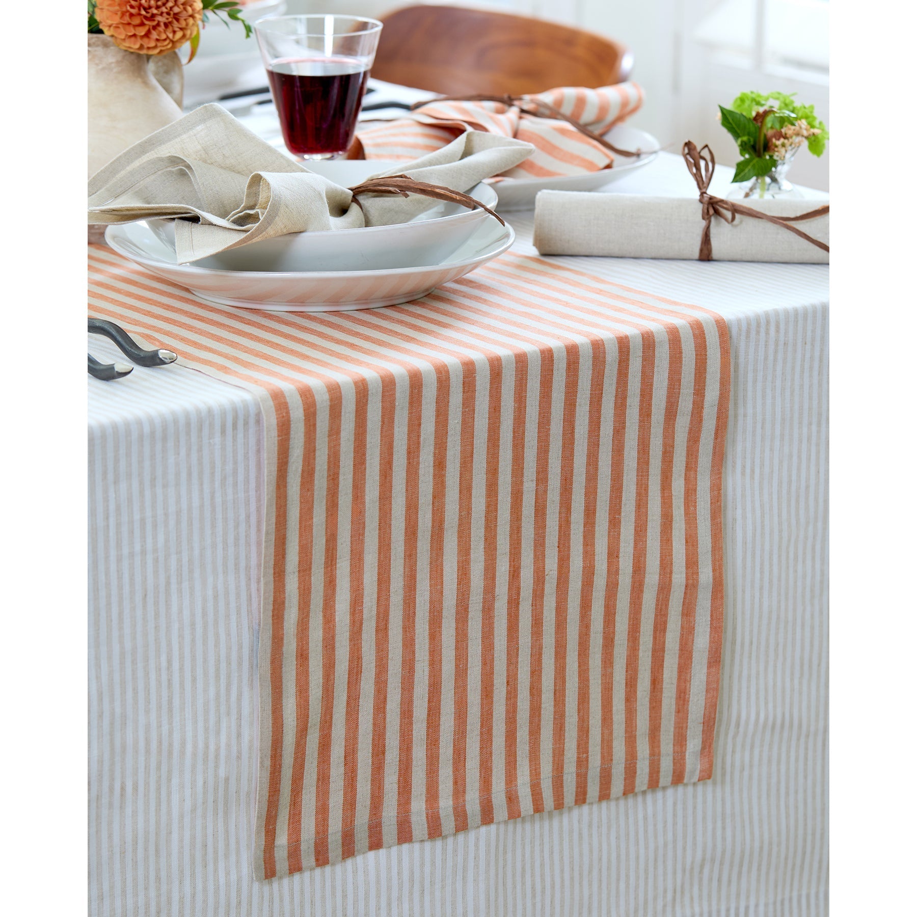 Amalfi Stripe Table Runner