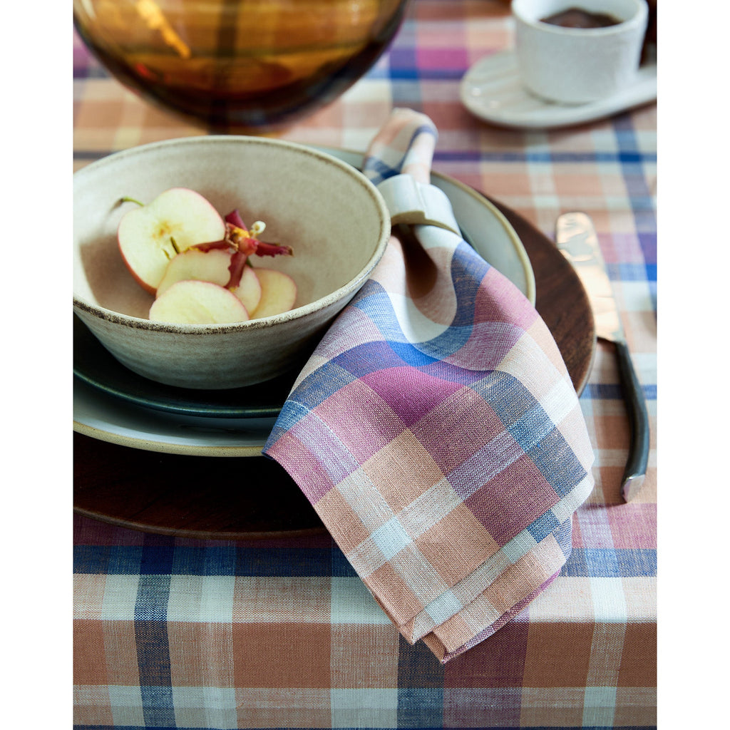 Fall Flavors Madras Napkins, Set of 4