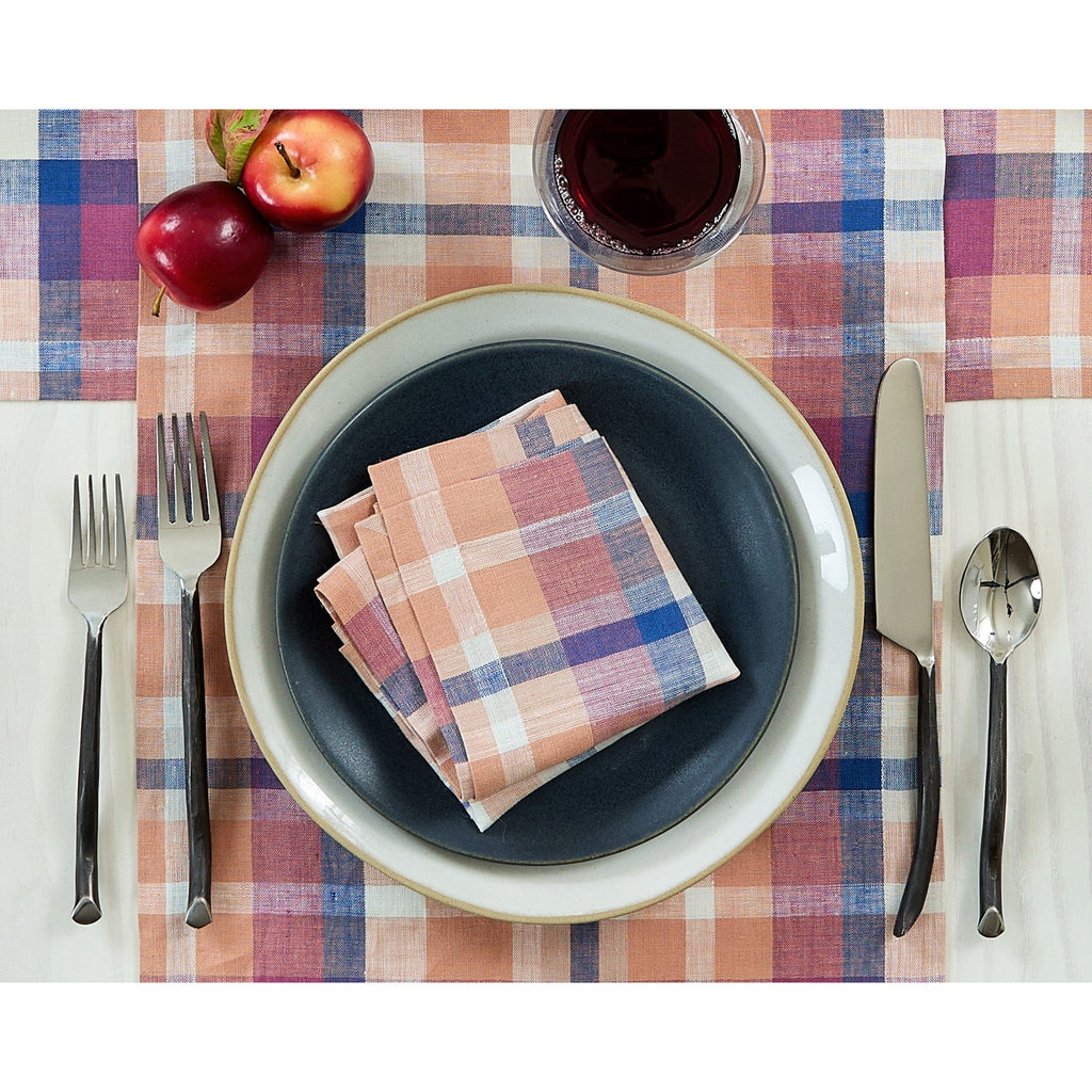 Fall Flavors Madras Napkins, Set of 4