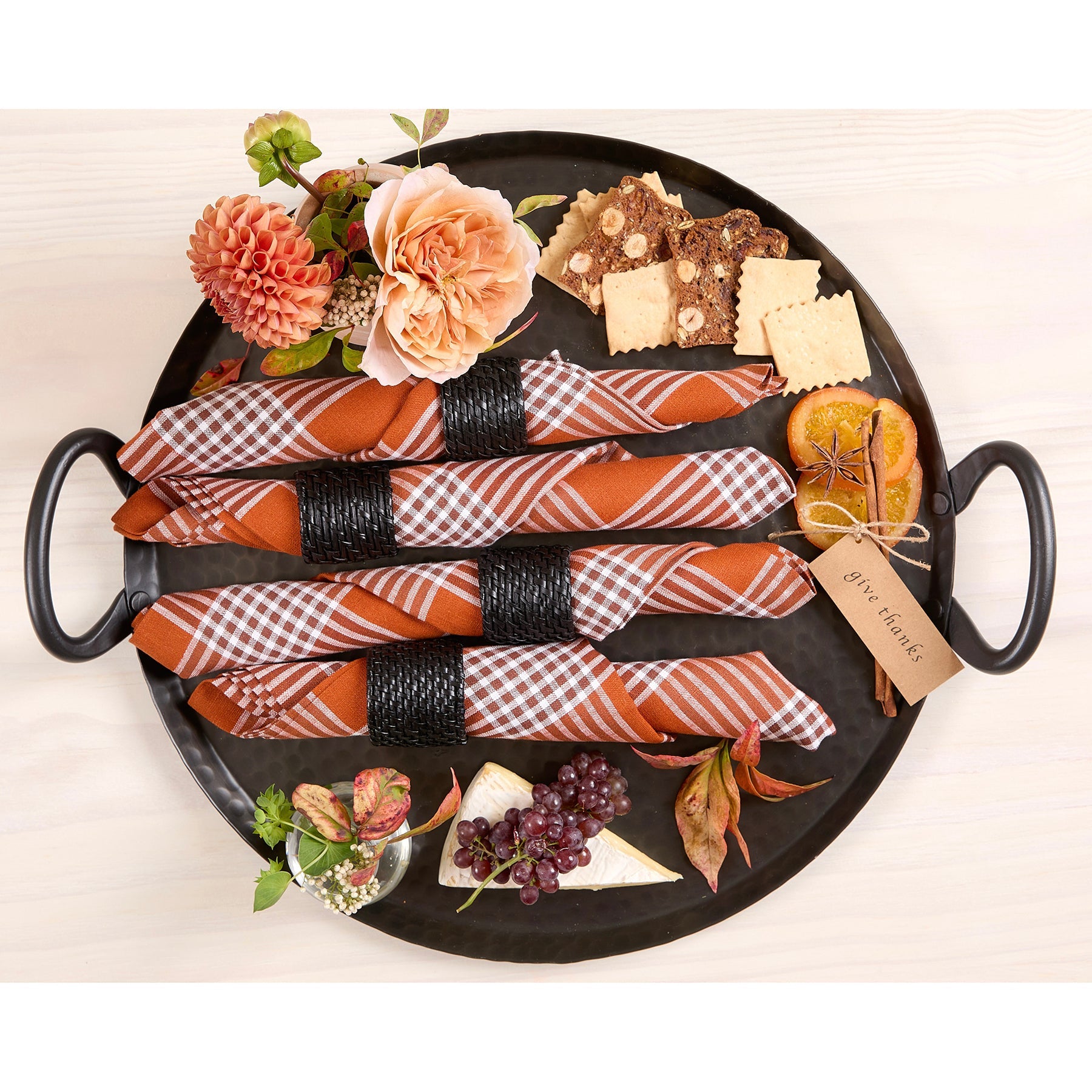 Glen Check Napkins, Set of 4