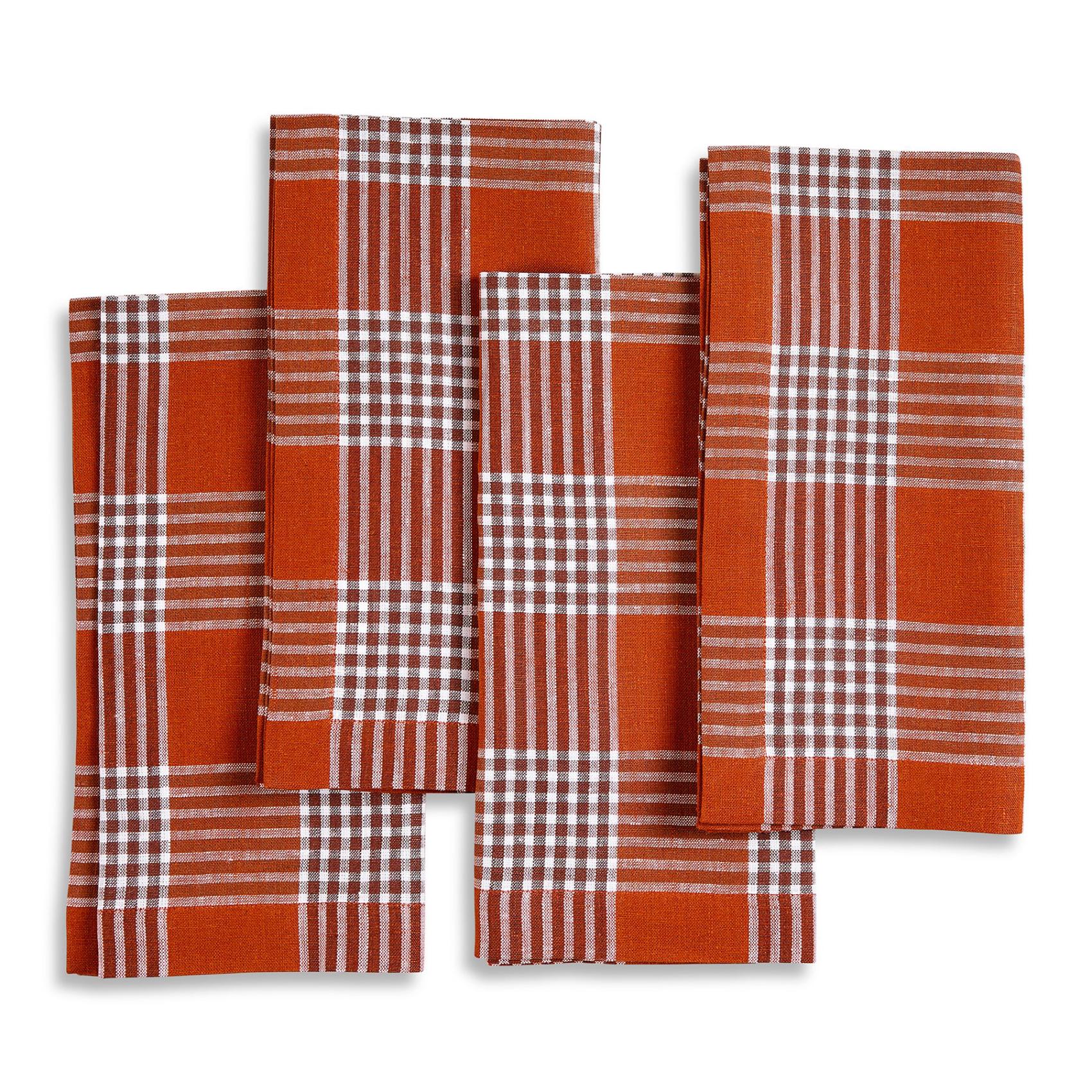Glen Check Napkins, Set of 4