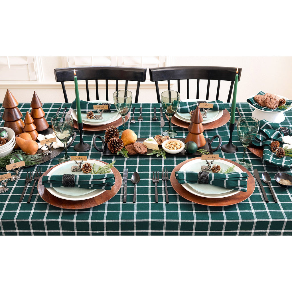 Windowpane Napkins, Set of 4