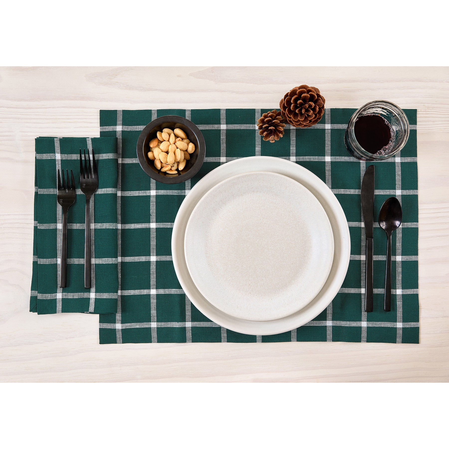 Windowpane Napkins, Set of 4